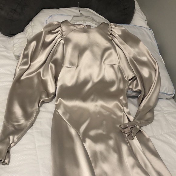 ASOS satin pearl dress - Picture 9 of 10